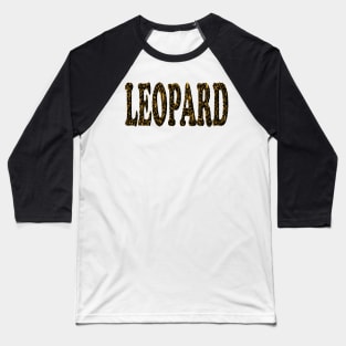 Leopard Baseball T-Shirt